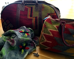 A smattering of the gorgeous and affordable items we snagged at Heritage Nomadic Arts Gallery.