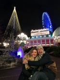 Matthew's clearly thrilled about the awesome Christmas displays at Liseberg.